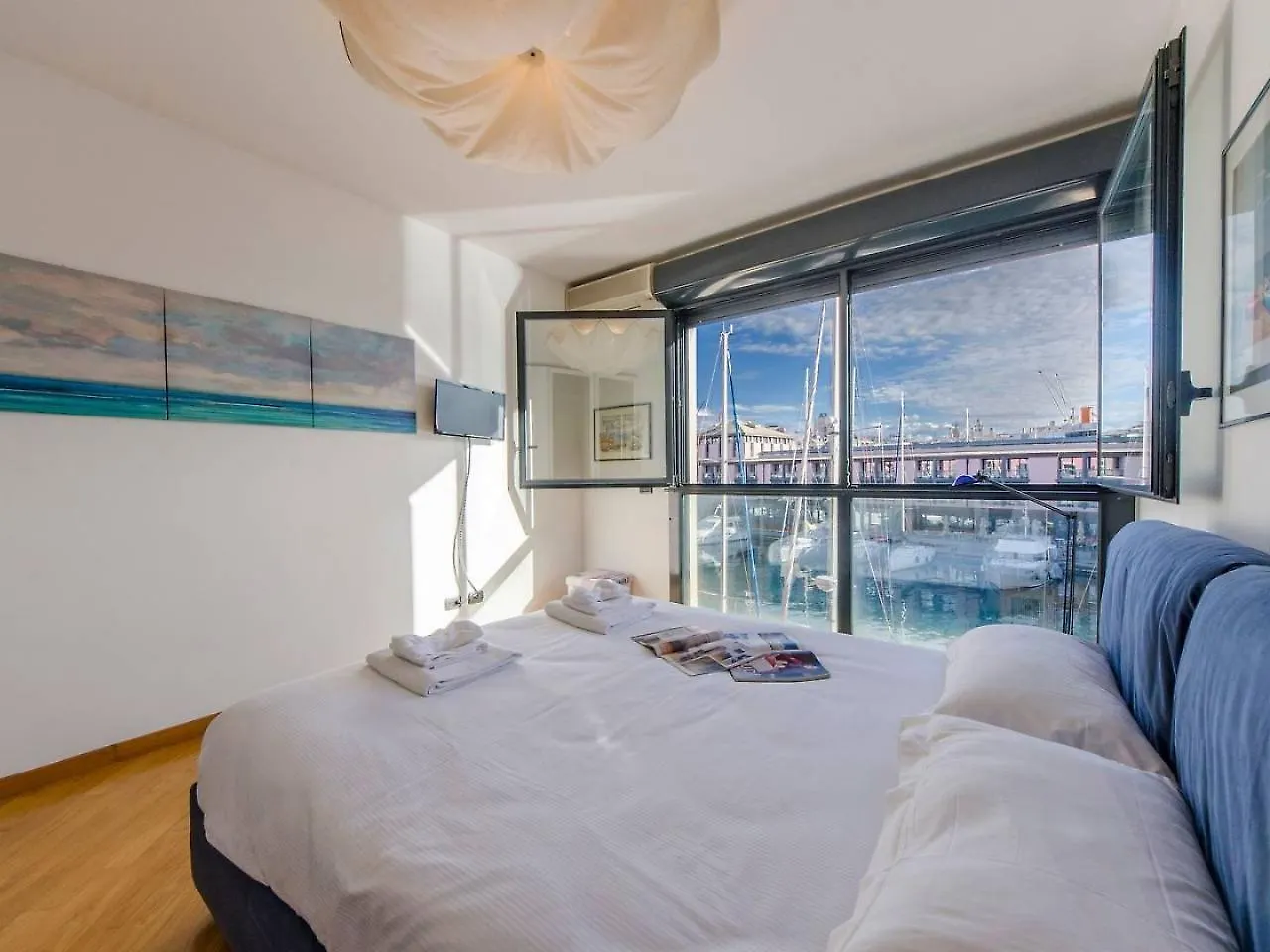شقة Joivy Exclusive Seaview Flat For 4, In Central جنوة